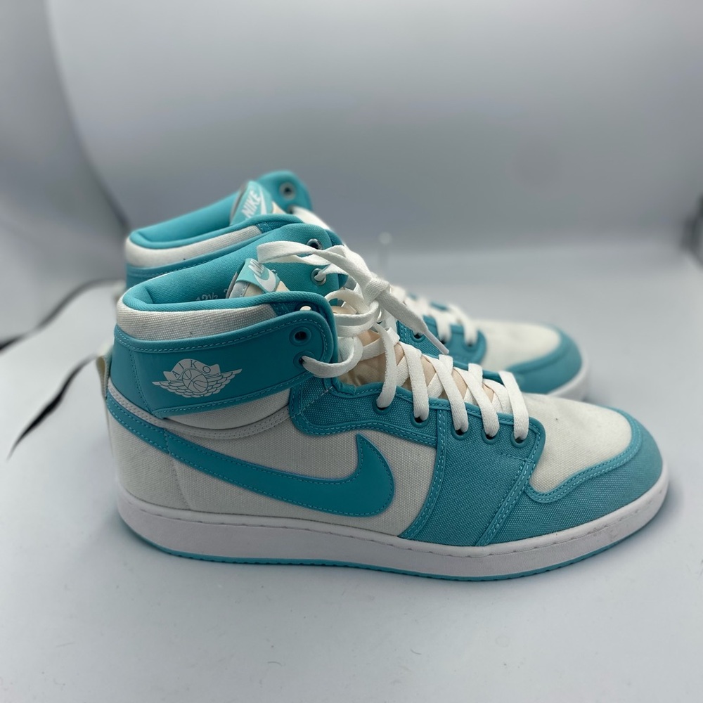 Nike Air Jordan Sneakers - Light Blue and White